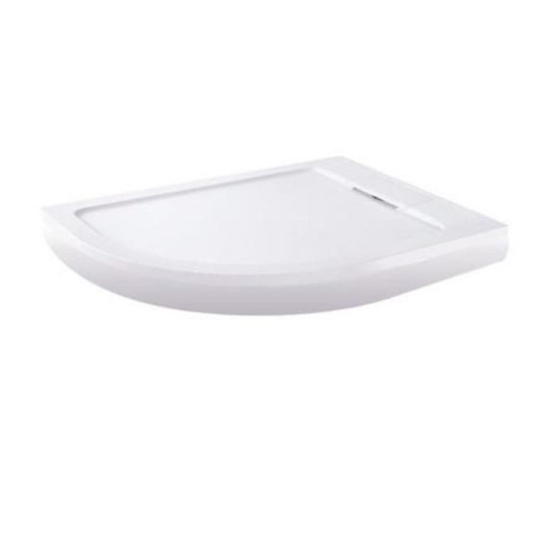 Left Hand Offset Quadrant Shower Tray 1200 x 900mm Stone Resin - Elusive