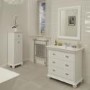 Valencia 900mm Vanity Unit - White 3 Drawer Unit