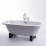 Shanghai Double Ended Freestanding Bath With Wooden Feet - L1750 x W790mm