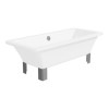 GRADE A2 - Athena Traditional Double Ended Freestanding Bath - 1690 x 740 x 570mm