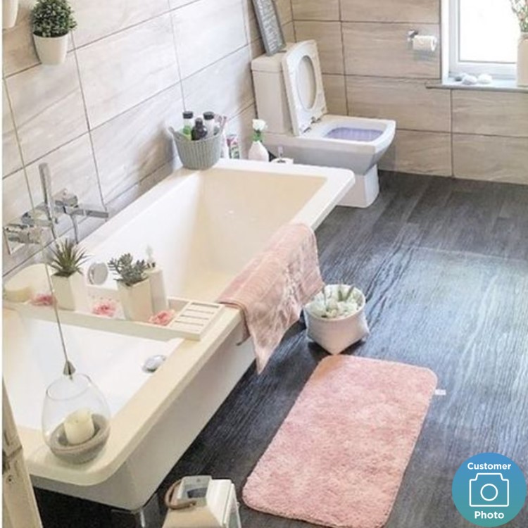 Freestanding Double Ended Bath With Chrome Feet 1600 x 750mm - Athena