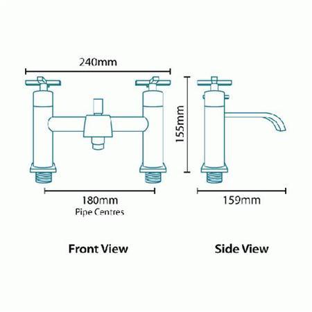 Halo Tap Pack with Basin Waste