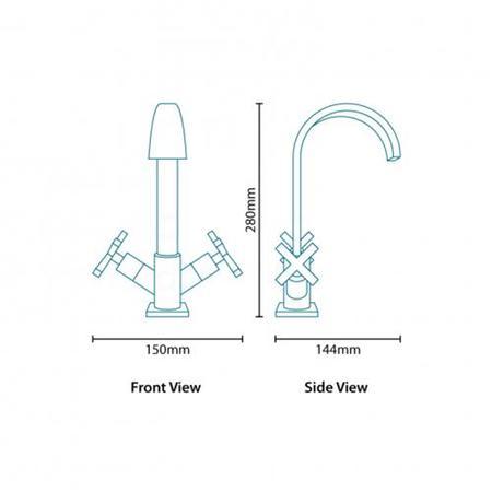 Halo Tap Pack with Basin Waste