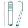 EcoCube Concealed Dual Control Shower Valve with Diverter, Overflow and Handset
