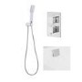 EcoCube Concealed Dual Control Shower Valve with Diverter, Overflow and Handset