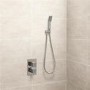 EcoCube Concealed Dual Control Shower Valve with Diverter, Overflow and Handset