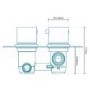 EcoCube Concealed Dual Control Shower Valve with Diverter, Overflow and Handset