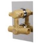EcoCube Concealed Dual Control Shower Valve with Diverter, Overflow and Handset