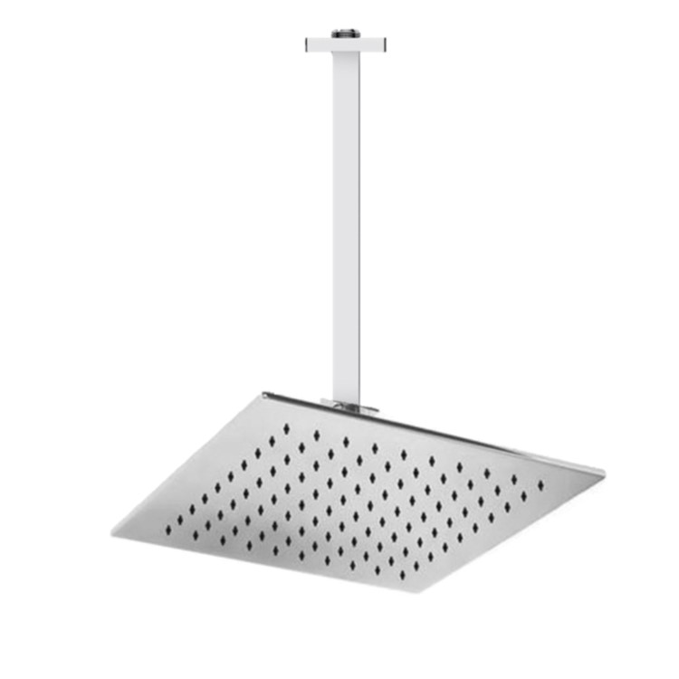 400mm Square Ultra Slim Ceiling Rain Shower Head
