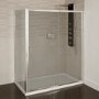Aqualine 4mm 1100 x 800 Sliding Door Shower Enclosure
