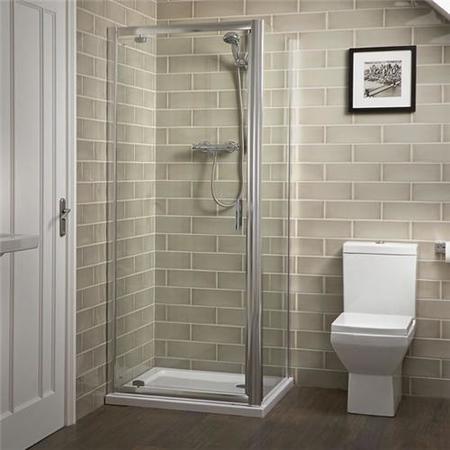 800 x 800 Pivot Shower Enclosure - 6mm Glass - Aqualine