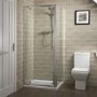 800 x 800 Pivot Shower Enclosure - 6mm Glass - Aqualine