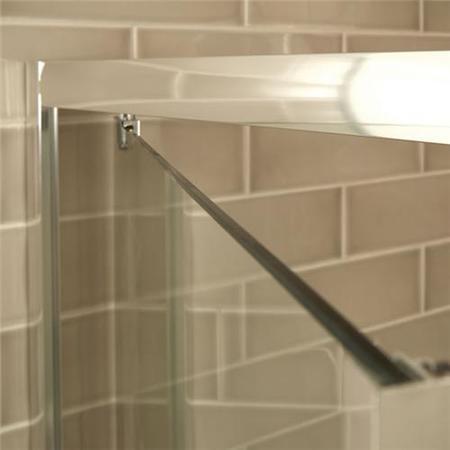 800 x 800 Pivot Shower Enclosure - 6mm Glass - Aqualine