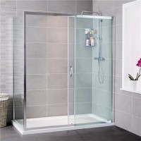 Aquafloe Iris 8mm 1100 x 800 Sliding Door Shower Enclosure