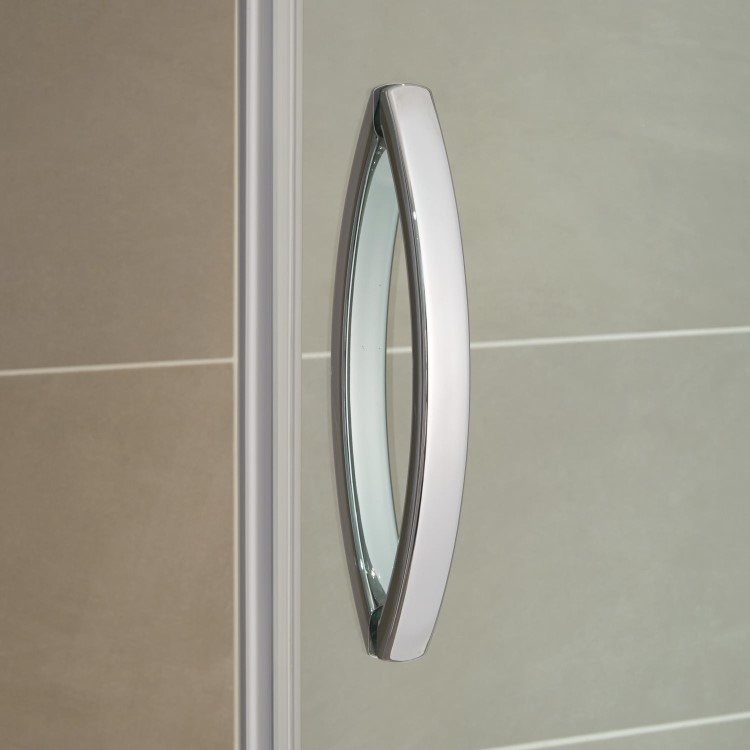 Sliding Shower Door 1100mm - 8mm Glass - Aquafloe Iris Range