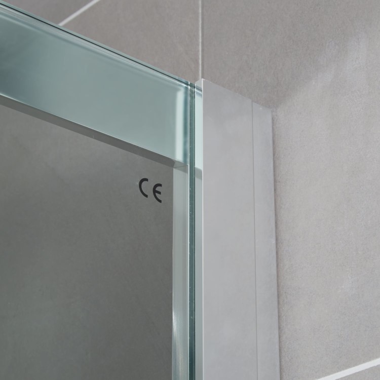 Sliding Shower Door 1100mm - 8mm Glass - Aquafloe Iris Range