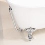 Solar Freestanding Slipper Bath with Traditional Feet