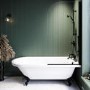 Traditional Black Shower Bath Suite with Toilet & Basin - Park Royal