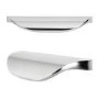Nottingham 600mm Wall Hung Basin Vanity Unit Grey Single Drawer Modern Handle