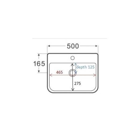 500mm Close Coupled Toilet and Basin Full Pedestal Suite - Voss