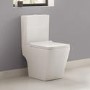 GRADE A1 - Close Coupled Toilet with Soft Close Seat - Voss