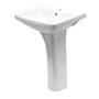 Basin and Full Pedestal - 1 Tap Hole - Modern - Montana