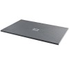 1200 x 800 Grey Slate Effect Rectangular Shower Tray with Waste