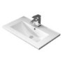 Athena White 600mm Two Door Vanity Unit