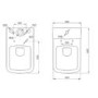 Close Coupled Short Projection Toilet with Soft Close Seat - Austin