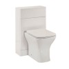 Camborne Back to Wall WC Unit &amp; Austin Back To Wall Toilet - Gloss White