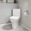 Close Coupled Corner Toilet with Soft Close Seat - Portland