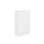500mm White Back to Wall Unit with Round Toilet - Portland