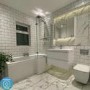800mm White Wall Hung Vanity Unit with Basin - Portland