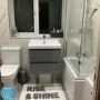 600mm Dark Grey Wall Hung Vanity Unit with Basin - Portland