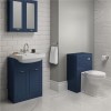 700mm Vanity Unit 2 Door with Semi Inset Basin Blue - Nottingham
