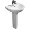 Brooklyn Spacesaver Left Hand Shower Bath Suite with Addison Toilet and Basin