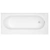 New Haven Right Hand Straight Bath with Storage and Curved Bath Screen - 1700 x 765mm