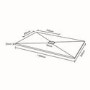 Ultra Low Profile Rectangular Shower Tray 1400 x 800mm Stone Resin - Silhouette