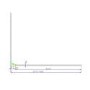 Neptune Walk In Shower Enclosure with Return Panel - 1850 x 900mm - 8mm Smoked Glass