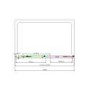 1400mm Sliding Smoked Glass Shower Door  - Neptune