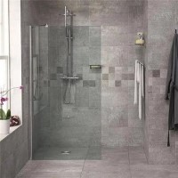 Reversible 1850 x 900 Wet Room Shower Screen