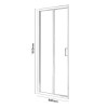 Vega 4mm 800 Bi Fold Shower Door with Silhouette Tray - Waste Included