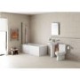 Dee Left Hand P Shape Shower Bath Suite