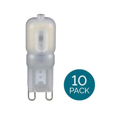 LED G9 Cool White LED Lamp-10 Pack