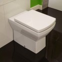 BUN/BeBa_2106B-PN/70969 Back to Wall Toilet with Soft Close Seat - Tabor