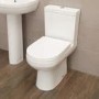 Close Coupled Toilet with Soft Close Seat - Dee