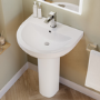 1600mm Straight Bath Suite with Toilet, Basin & Panels - Alton