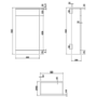 1700mm Straight Shower Bath Suite with Front Panel & White Toilet and Sink Unit - Alton