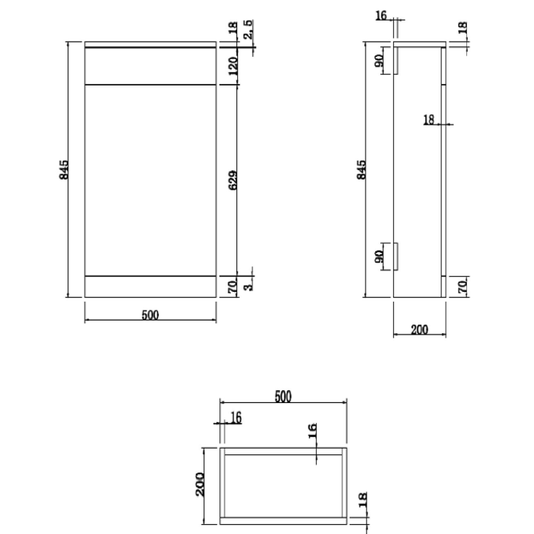 1700mm Straight Shower Bath Suite with Front Panel & White Toilet and Sink Unit - Alton