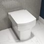 1700mm Straight Shower Bath Suite with Front Panel & White Toilet and Sink Unit - Alton